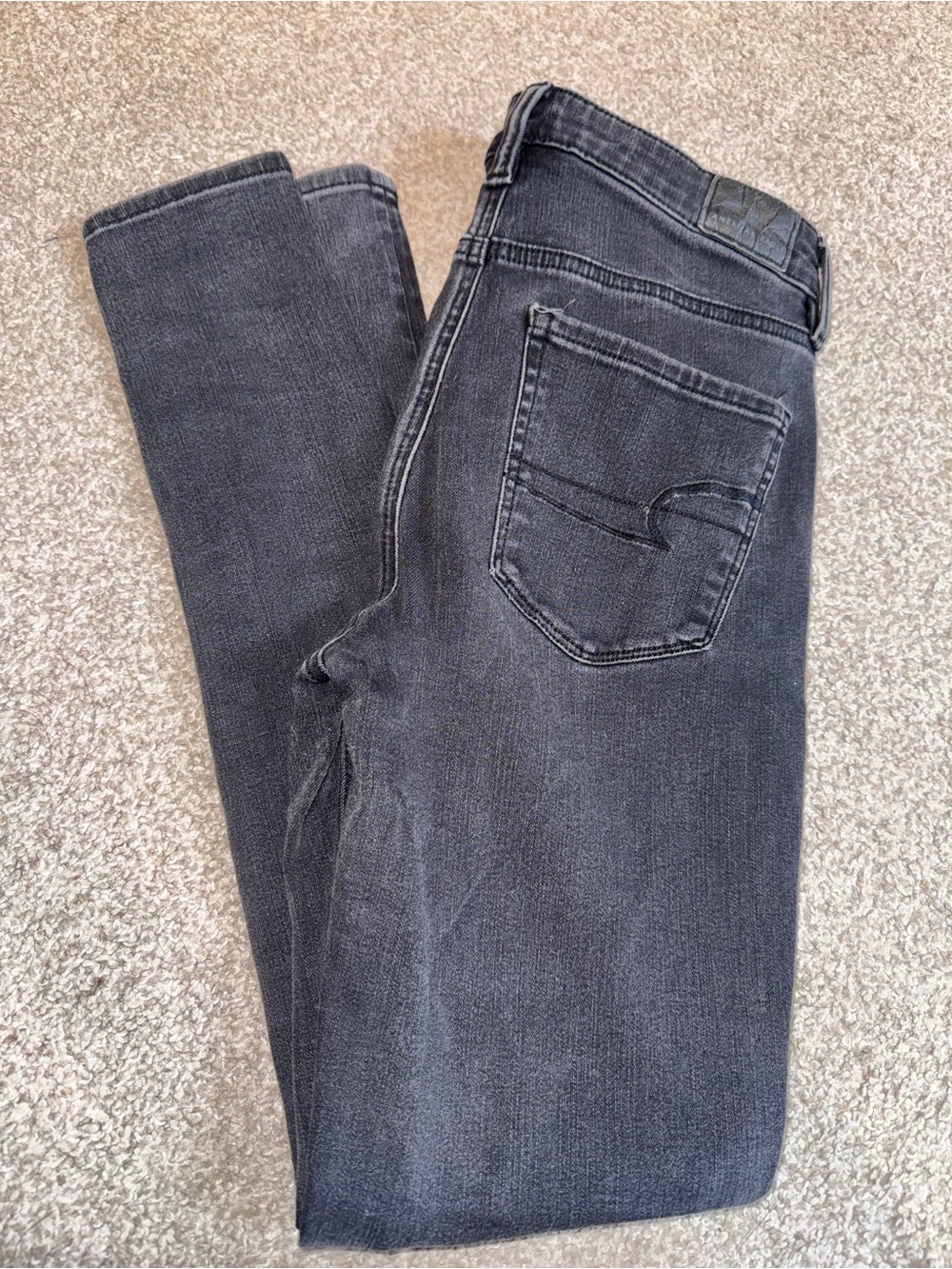 American Eagle Outfitters Dark Gray/Charcoal Jeggings